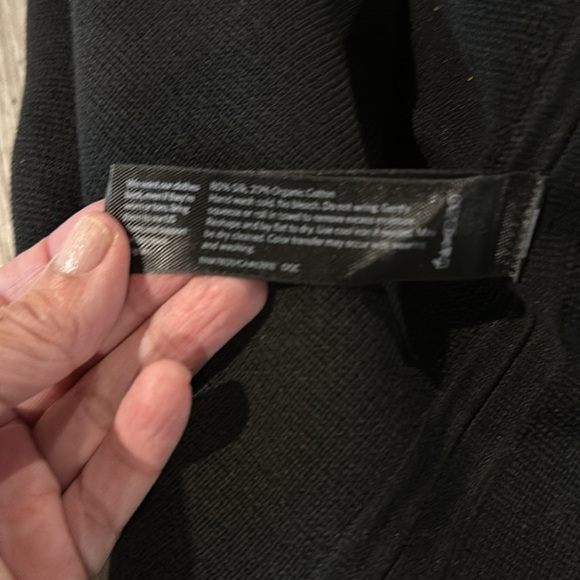 Eileen Fisher Organic Cotton Silk Cardigan, Black, NWOT - Picture 11 of 14